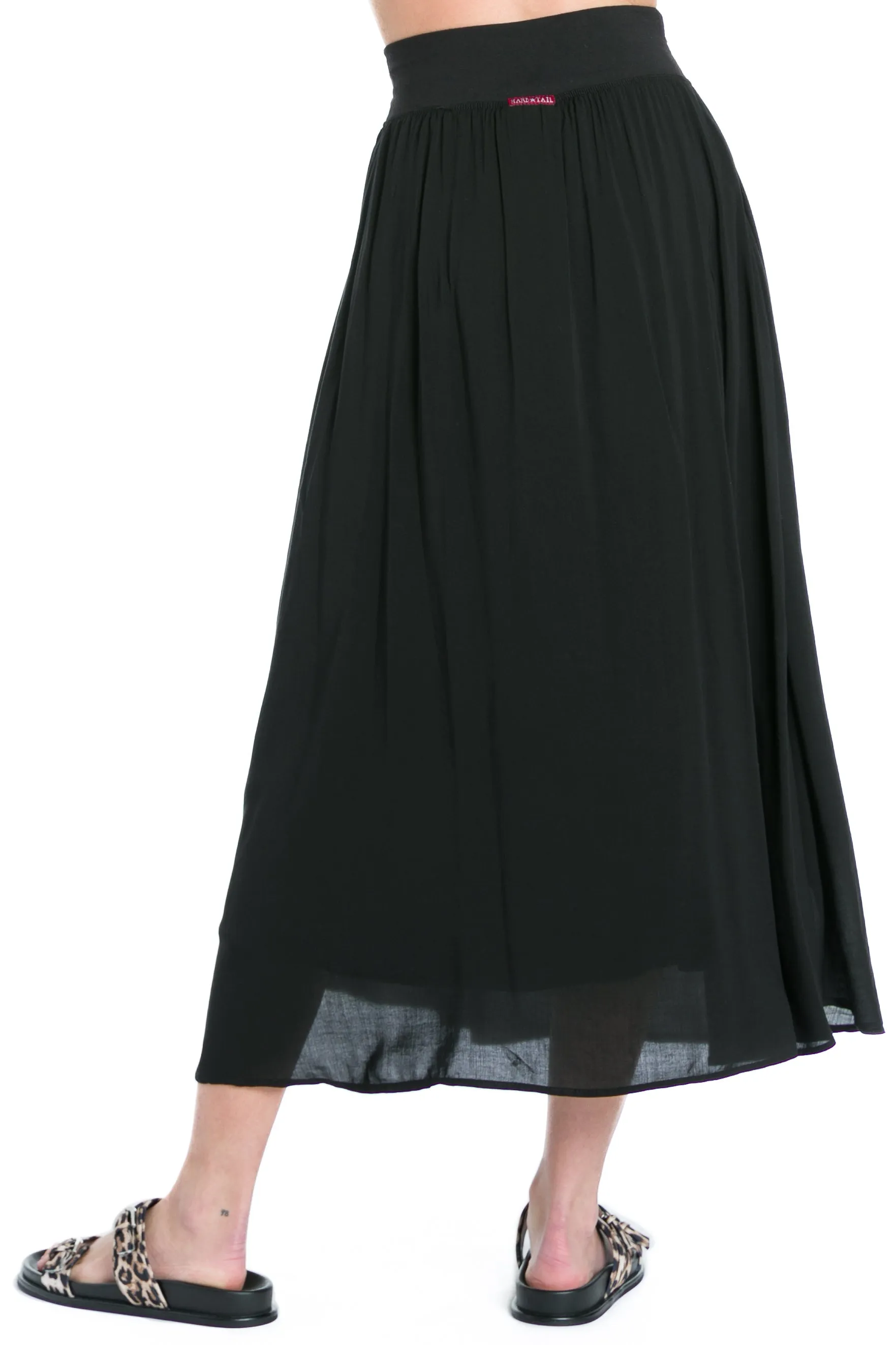 Tie Front Midi Skirt