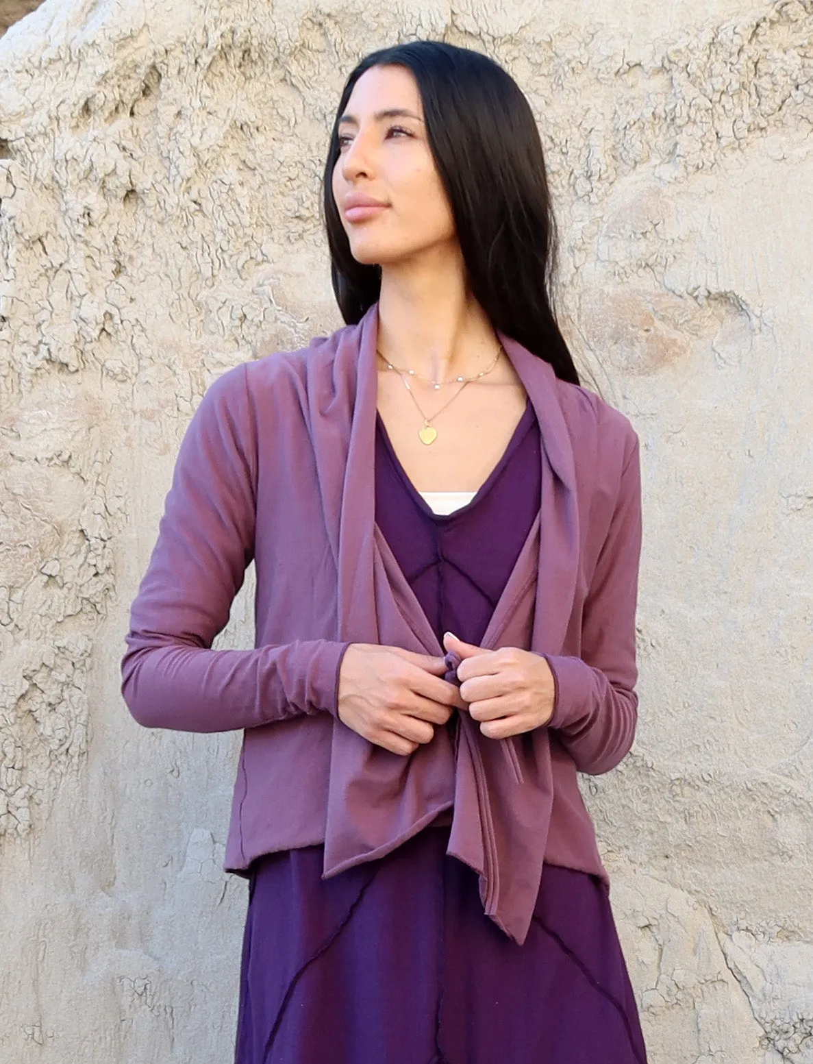 Tie Front Ojai Cropped Cardigan