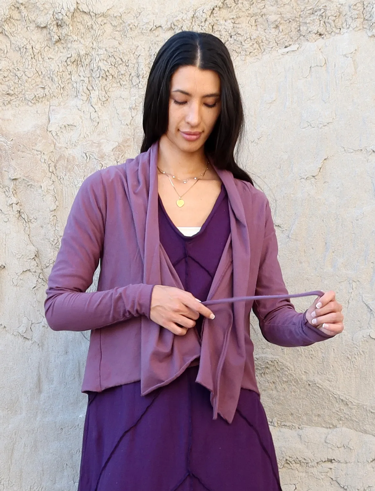 Tie Front Ojai Cropped Cardigan