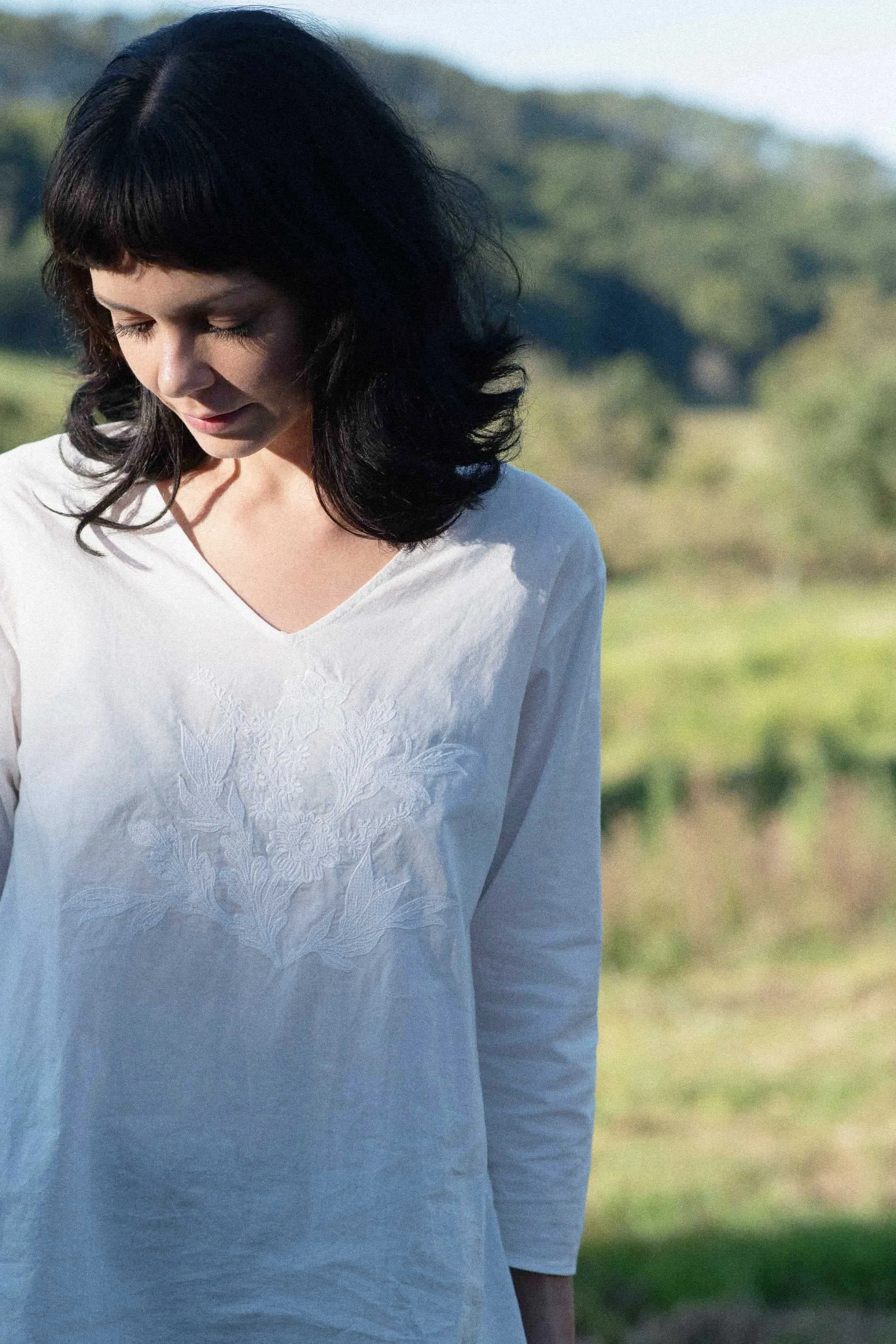 Tilly top White *organic cotton