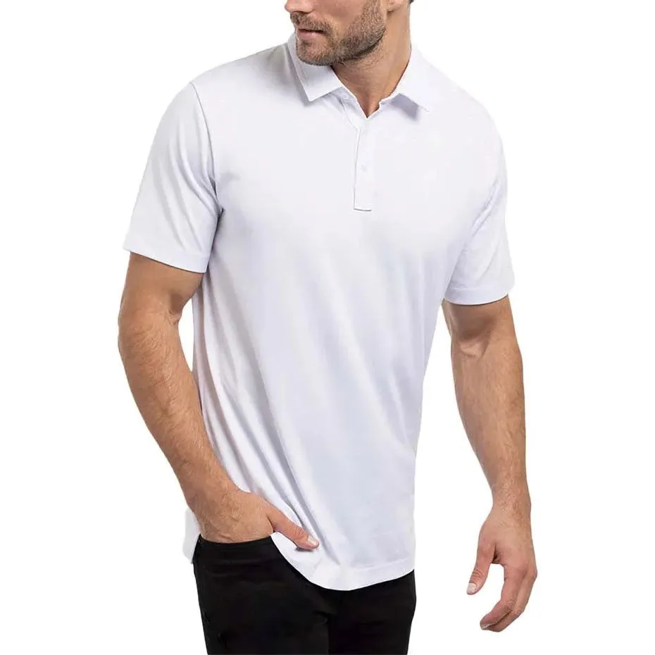 Travis Mathew The Zinna Golf Polo Shirt - White