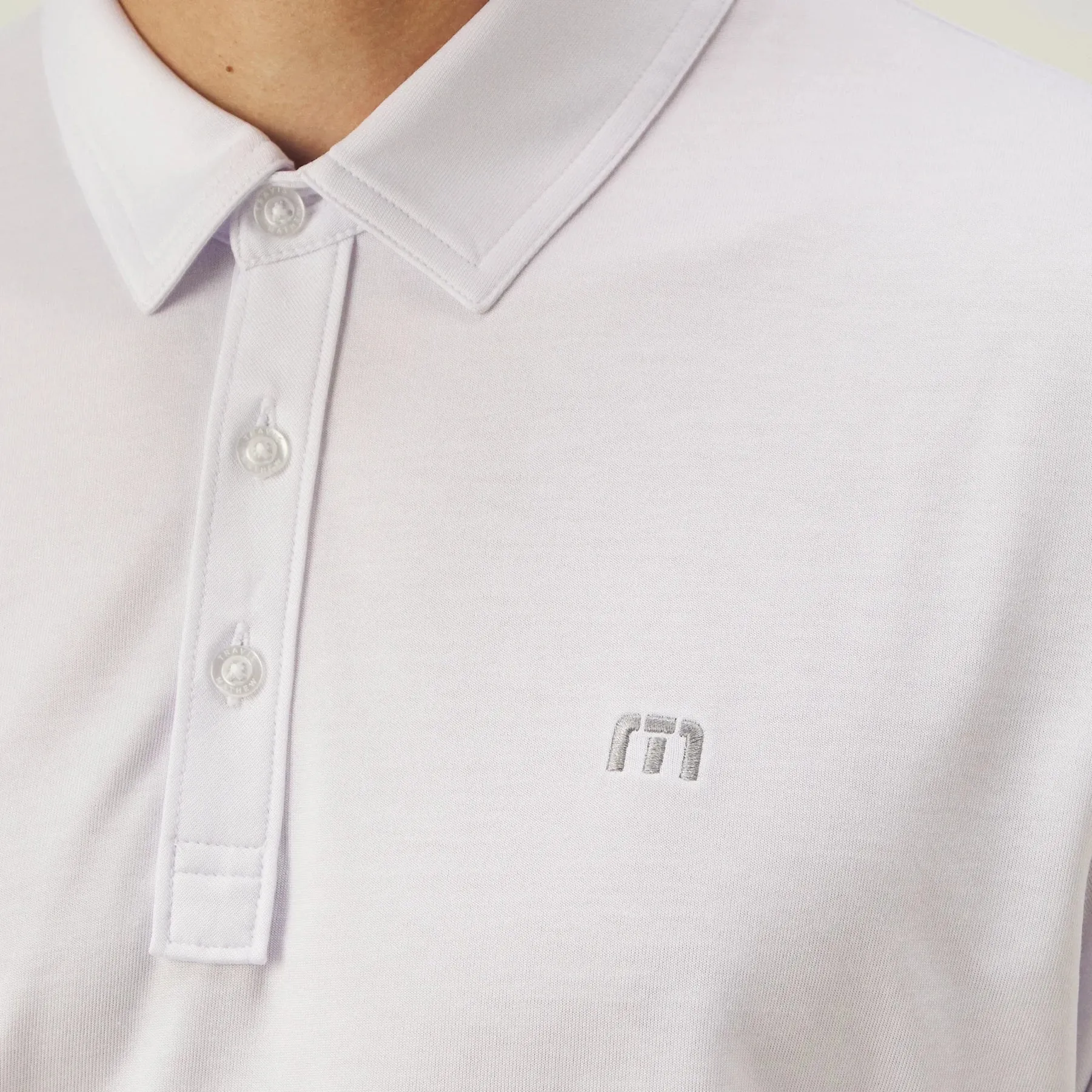 Travis Mathew The Zinna Golf Polo Shirt - White