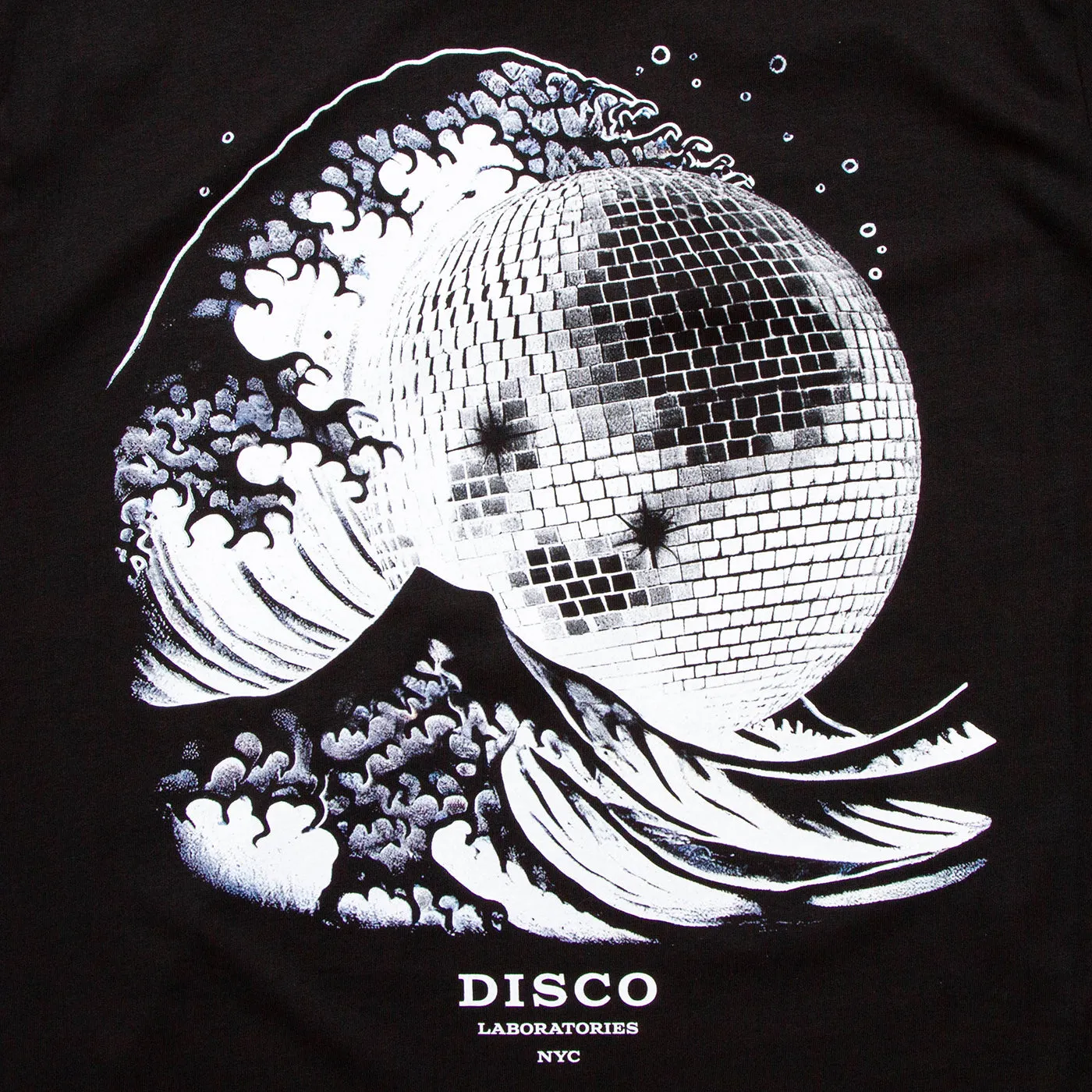 Tsunami Disco Labs NYC Back Print - Tshirt - Black