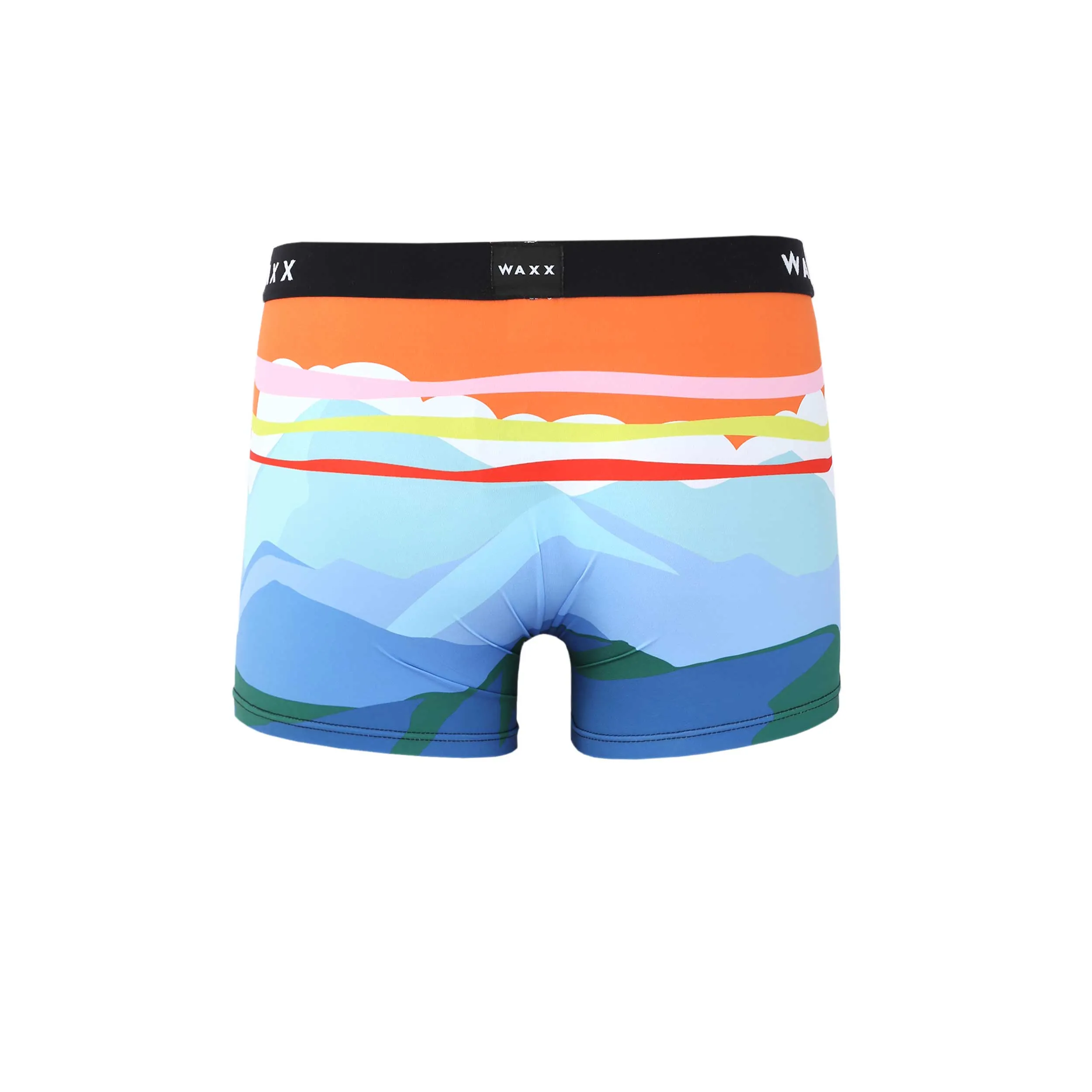 Waxx Landscape Boxer Short in Black