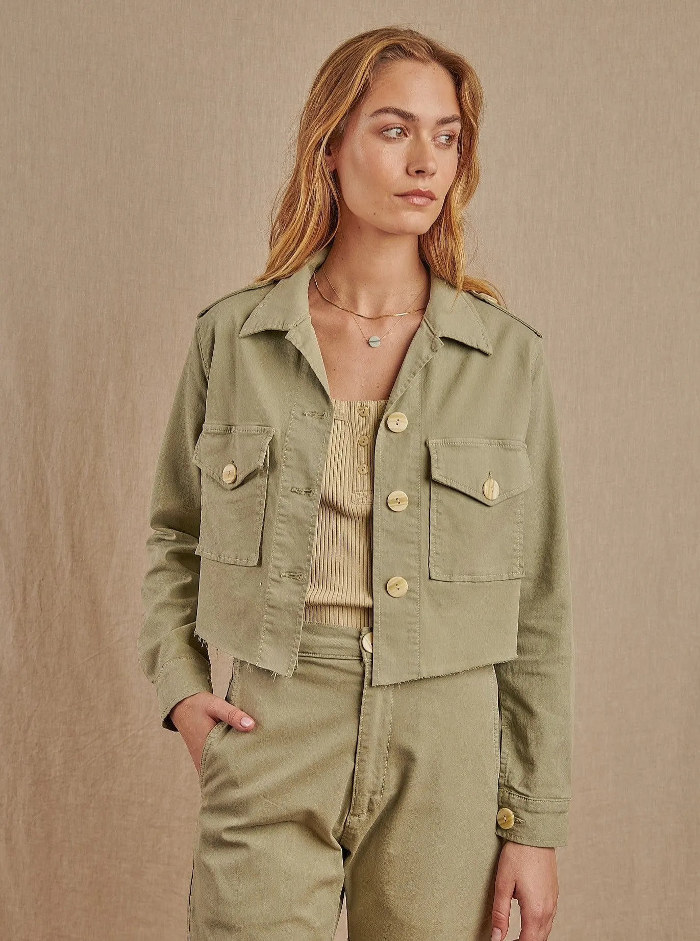 Women's Cropped Blaven Japanese Twill Jacket - Final Sale