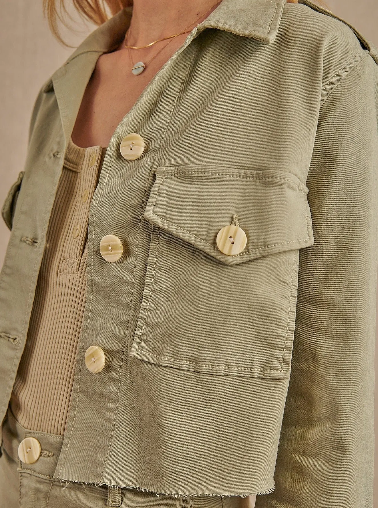 Women's Cropped Blaven Japanese Twill Jacket - Final Sale