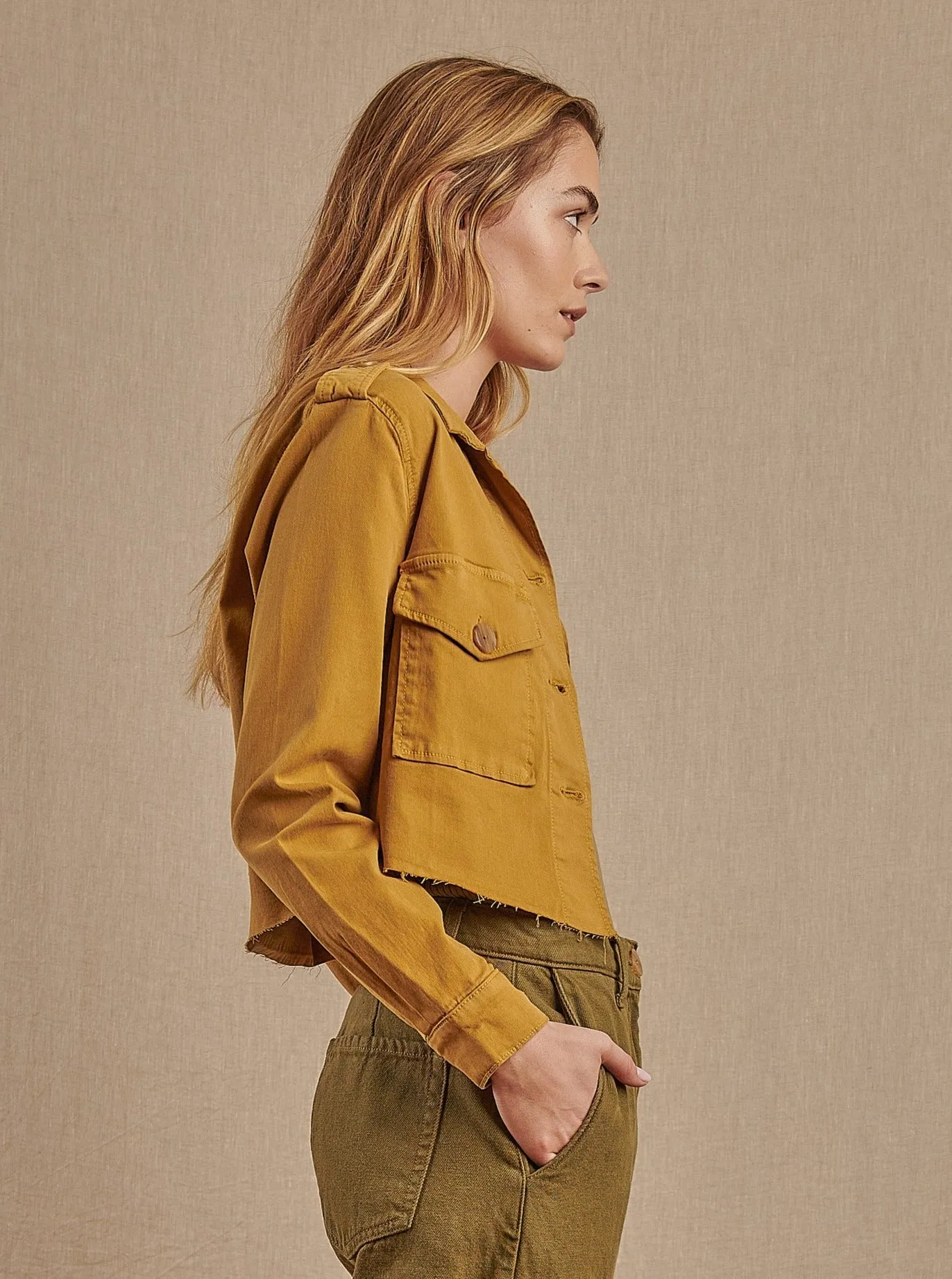 Women's Cropped Blaven Japanese Twill Jacket - Final Sale