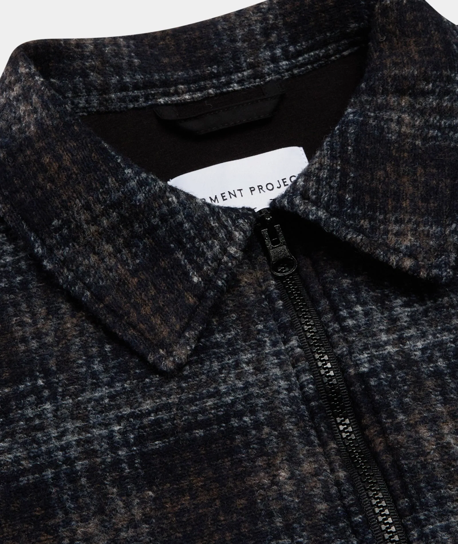 Wool / Neoprene Jacket - Navy Mix