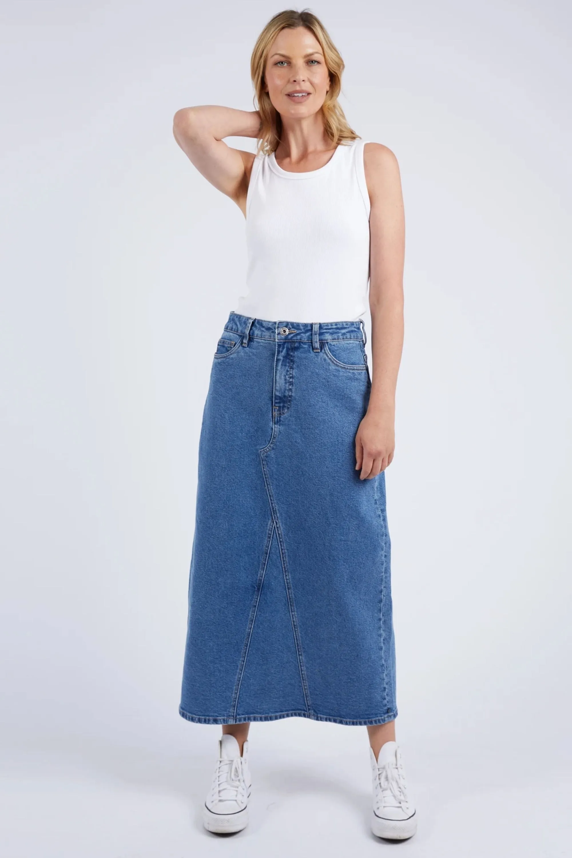 ZOE MIDI DENIM SKIRT - 81D1350